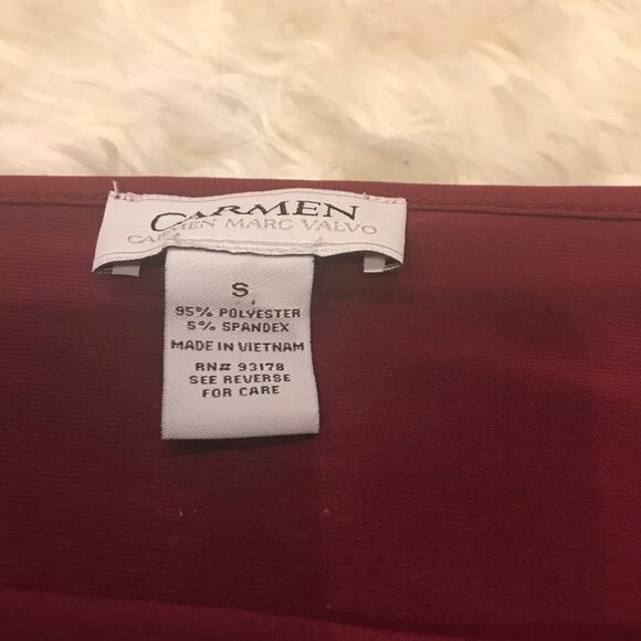 Carmen Cowl Neck Blouse - Gold Zipper Detail - Size Small - Picture 4 of 6